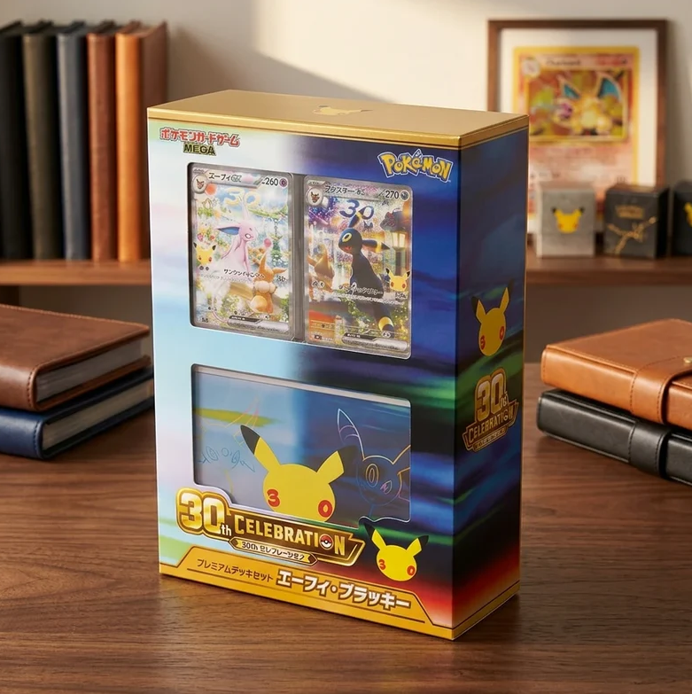 Pokémon 30th CELEBRATION Premium Deck Set Espeon & Umbreon | Japanische Edition